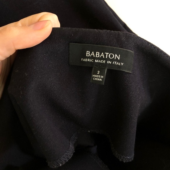 Babaton navy fitted dress pants - Picture 5 of 6